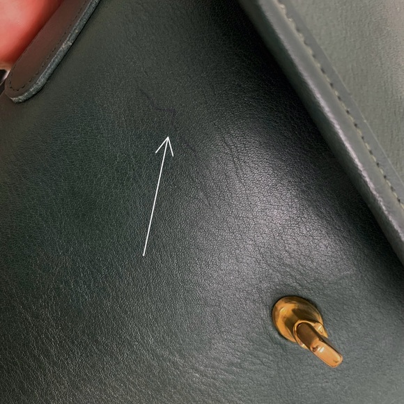 Vintage Coach Quincey (9919) in Bottle Green | Crossbody Bag - Picture 13 of 14